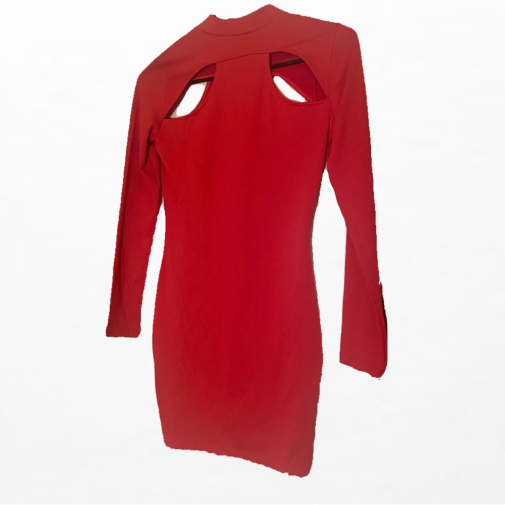 Red H&M Bodycon dress